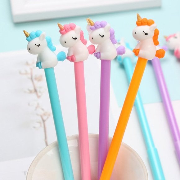Dreamy Unicorn Gel Pen - 2pcs - Picture 1 of 7